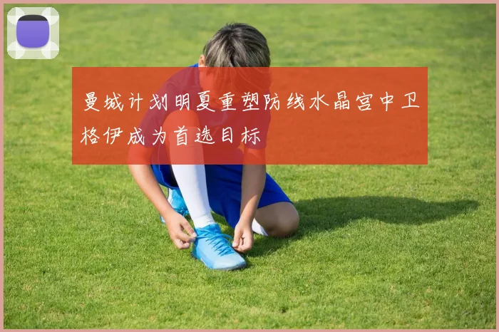 曼城计划明夏重塑防线水晶宫中卫格伊成为首选目标